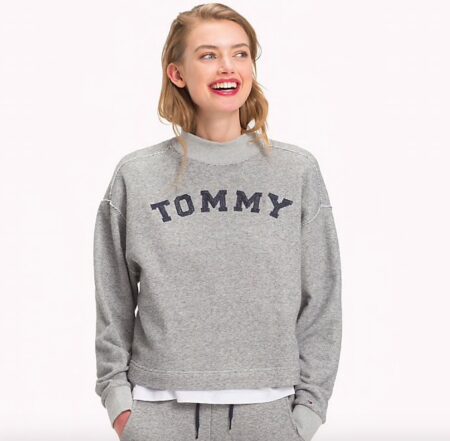 Tommy Hilfiger női pulóver UW0UW01269 szürke