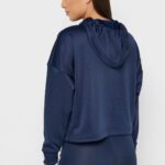 Tommy Hilfiger Sport női kapucnis pulóver S10S100093 401 sötétkék